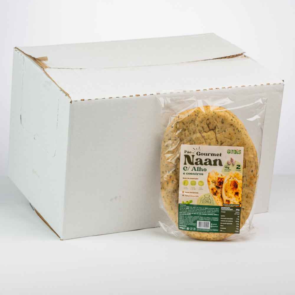 Pão Naan c/Alho e Coentros 260g